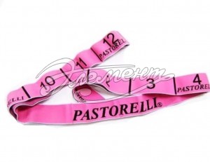 Эспандер эластичный Pastorelli "Senior", с 12-ю петлями, 120см, розовый