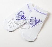 Носки для художественной гимнастики с рисунком